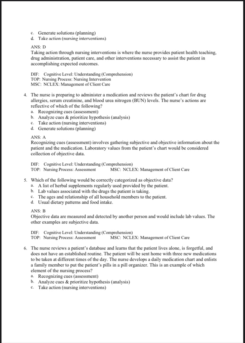Pharmacology A Patient-Centered Nursing Process Approach, 11th Edition Test Bank by McCuistion