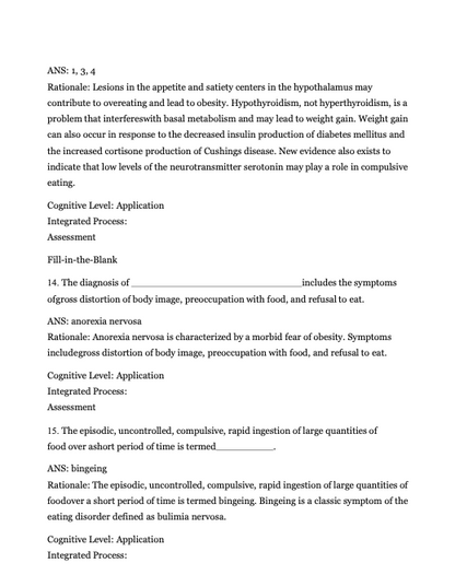 Essentials of Psychiatric Mental Health Nursing 8th Concepts of Care in Evidence Test Bank by Morgan Townsend