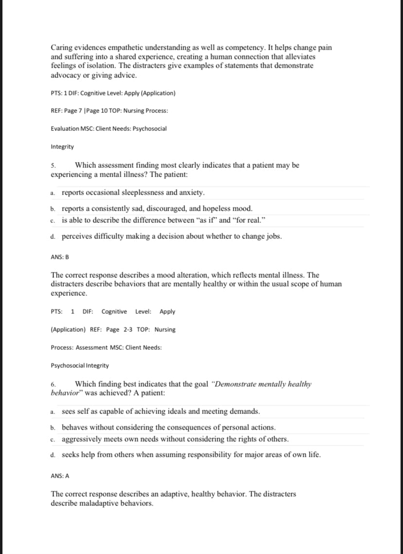 Foundations of Mental Health Care 8th Edition Test Bank by Morrison-Valfre