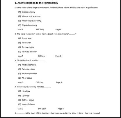 Anatomy and Physiology openstax 1st Edition Test Bank by Gordon Betts